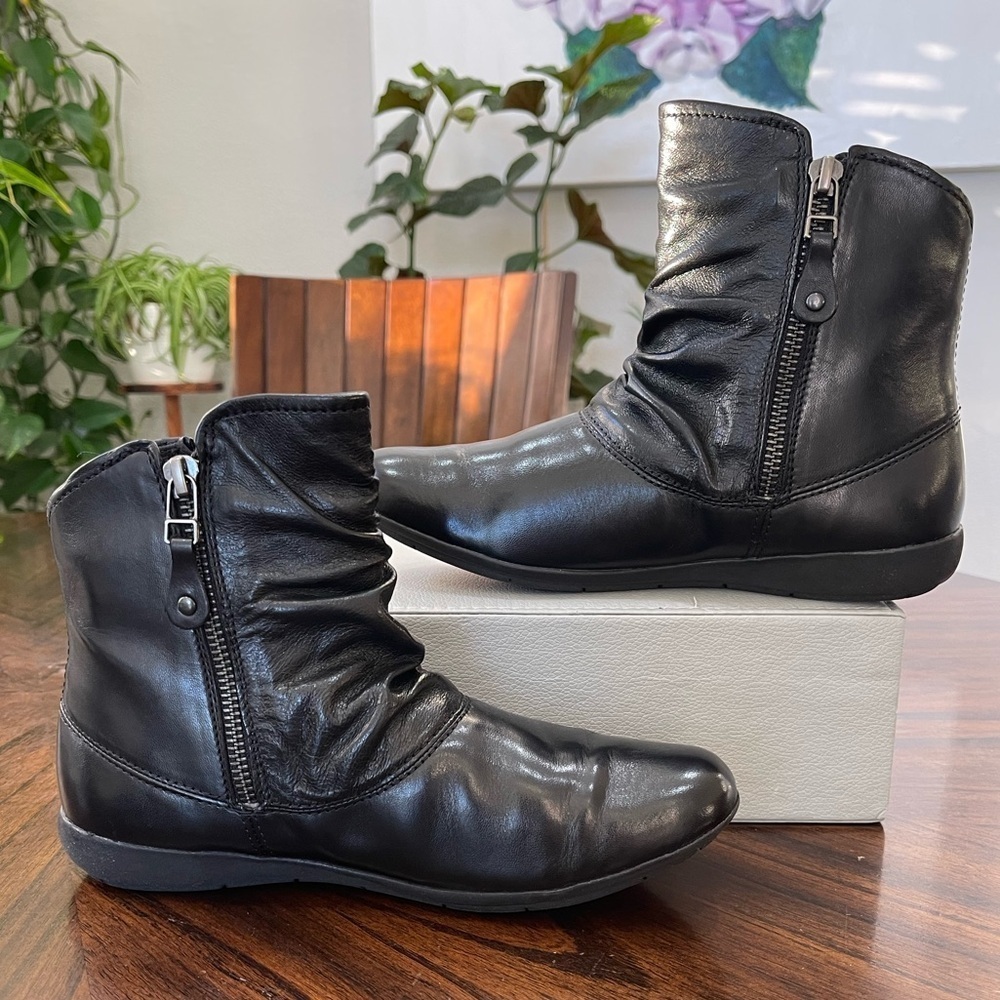 Josef Seibel Black Ankle Boots